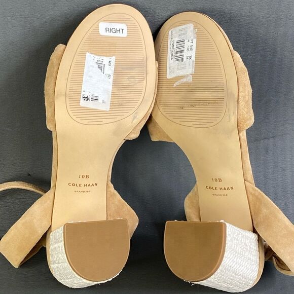 Cole Haan Women's Kaycee Knotted Ankle Strap High Heel Sandals  ew size  10 - Picture 9 of 10